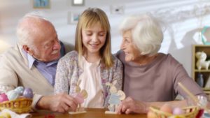 Professional Carers Network carer image of elderly client and family